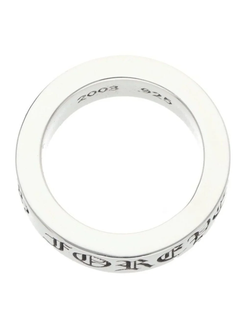 Chrome Hearts Spacer Forever Silver Ring